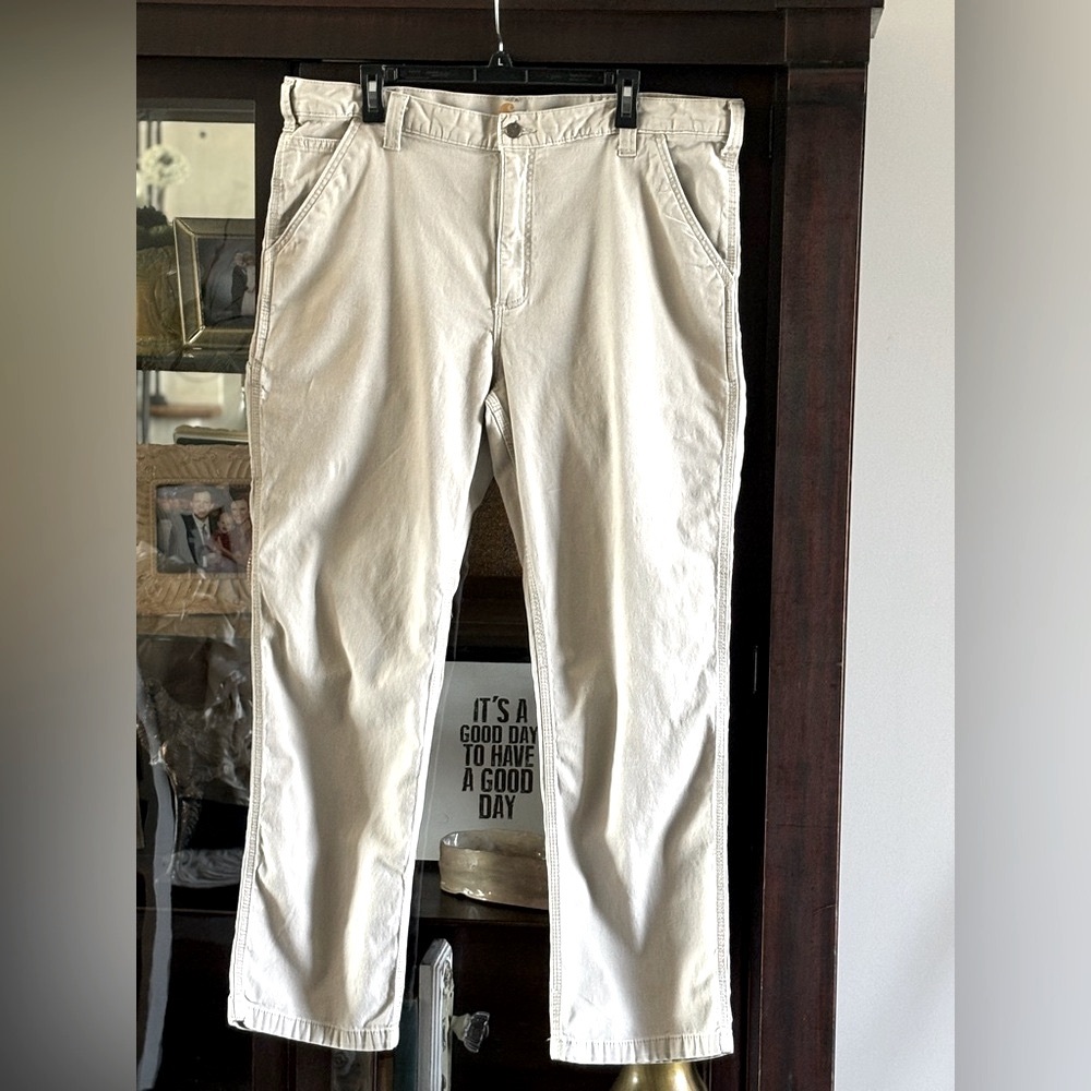 Closet Cleanout! Carhartt Khakis Relaxed-Fit Pants RN# 14806. Men’s Sz-38/30